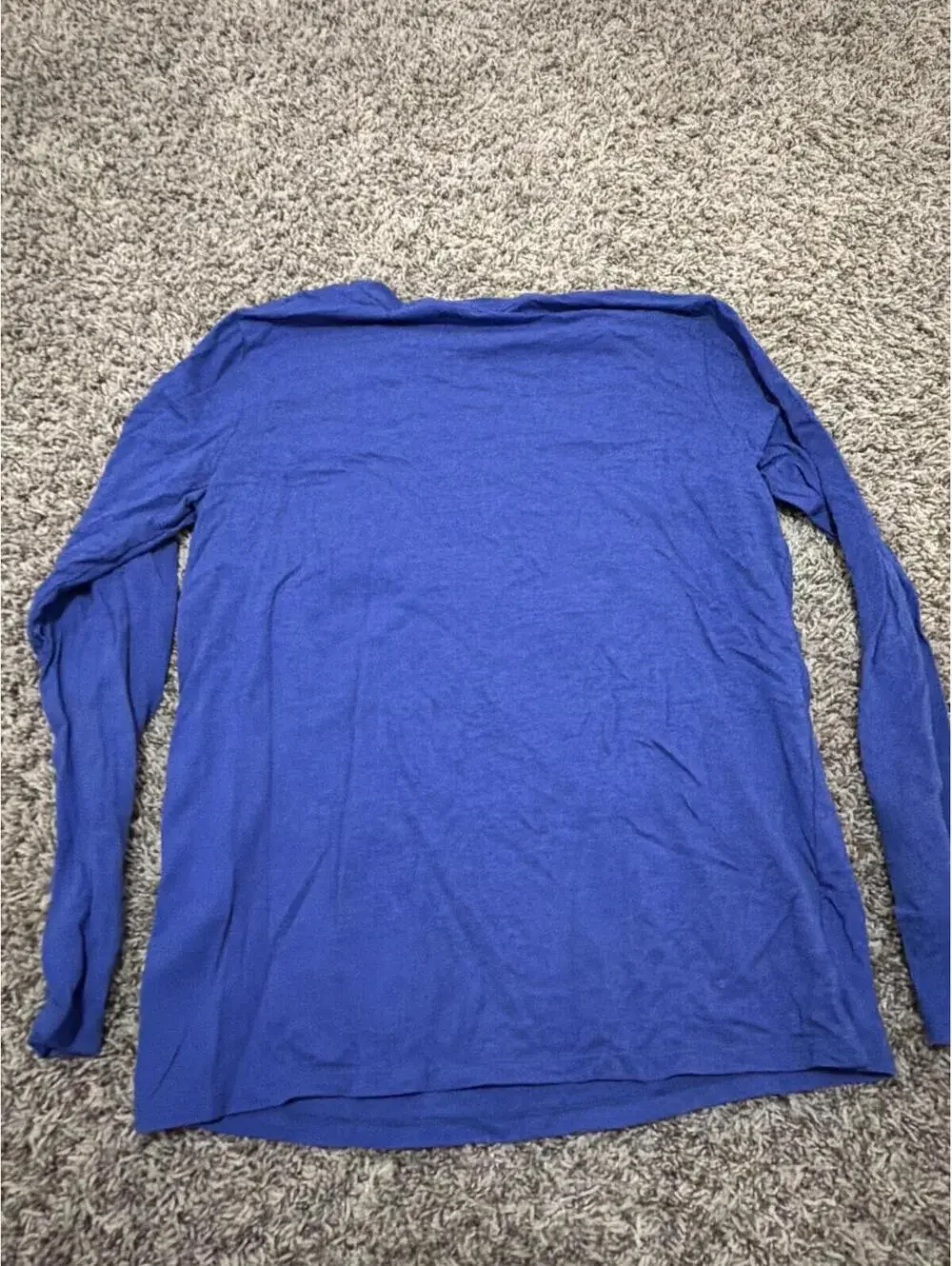 Cat & Jack Boys Blue Long Sleeve Shark Tee XXL Husky